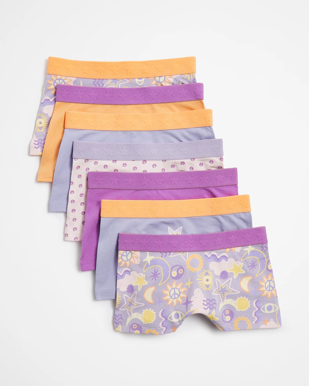 Girls Maxx Underwear 7 Pack - Purple Celestial