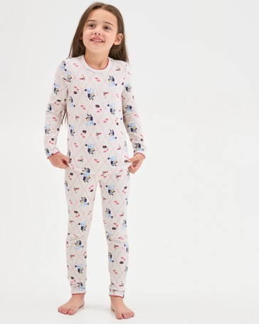 Bluey Younger Girls Elevated Knit Pyjama Set