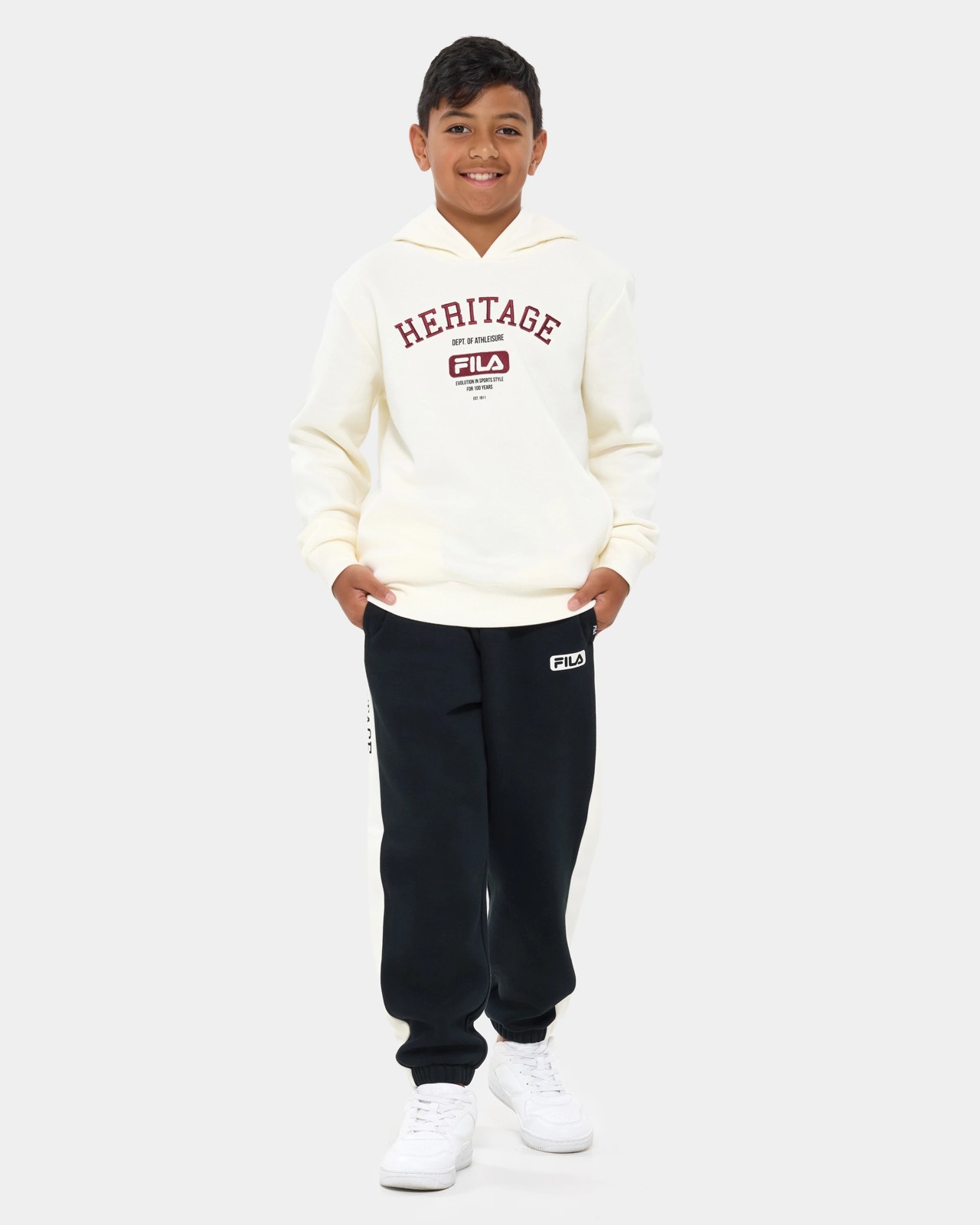 Fila Big Boys Michael College Jogger - Black 2 of 5
