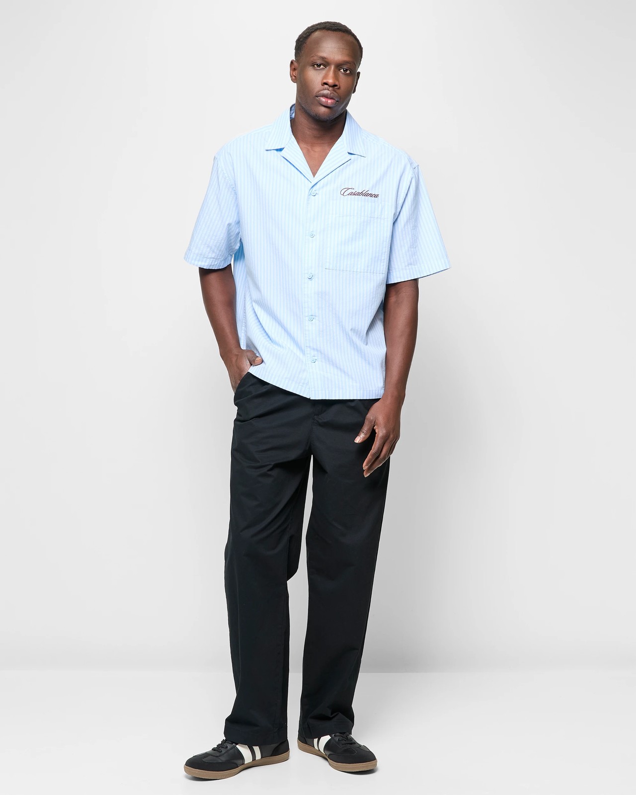 Australian Cotton Stripe Shirt - Commons  2 of 5