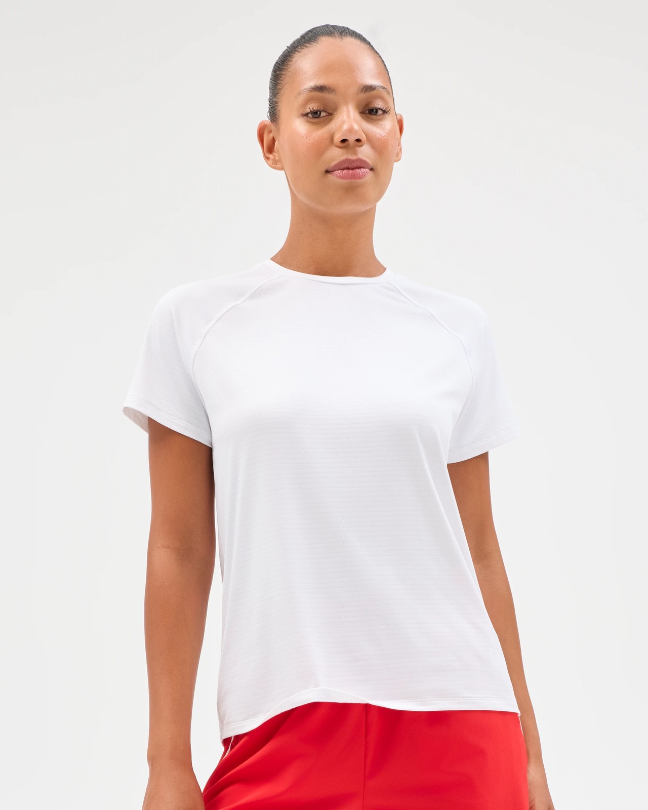 Active Performance Running Crew Neck T-Shirt - White 5 of 5