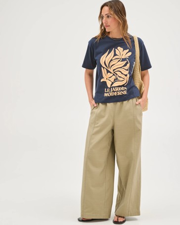 Australian Cotton Boxy Print T-Shirt
