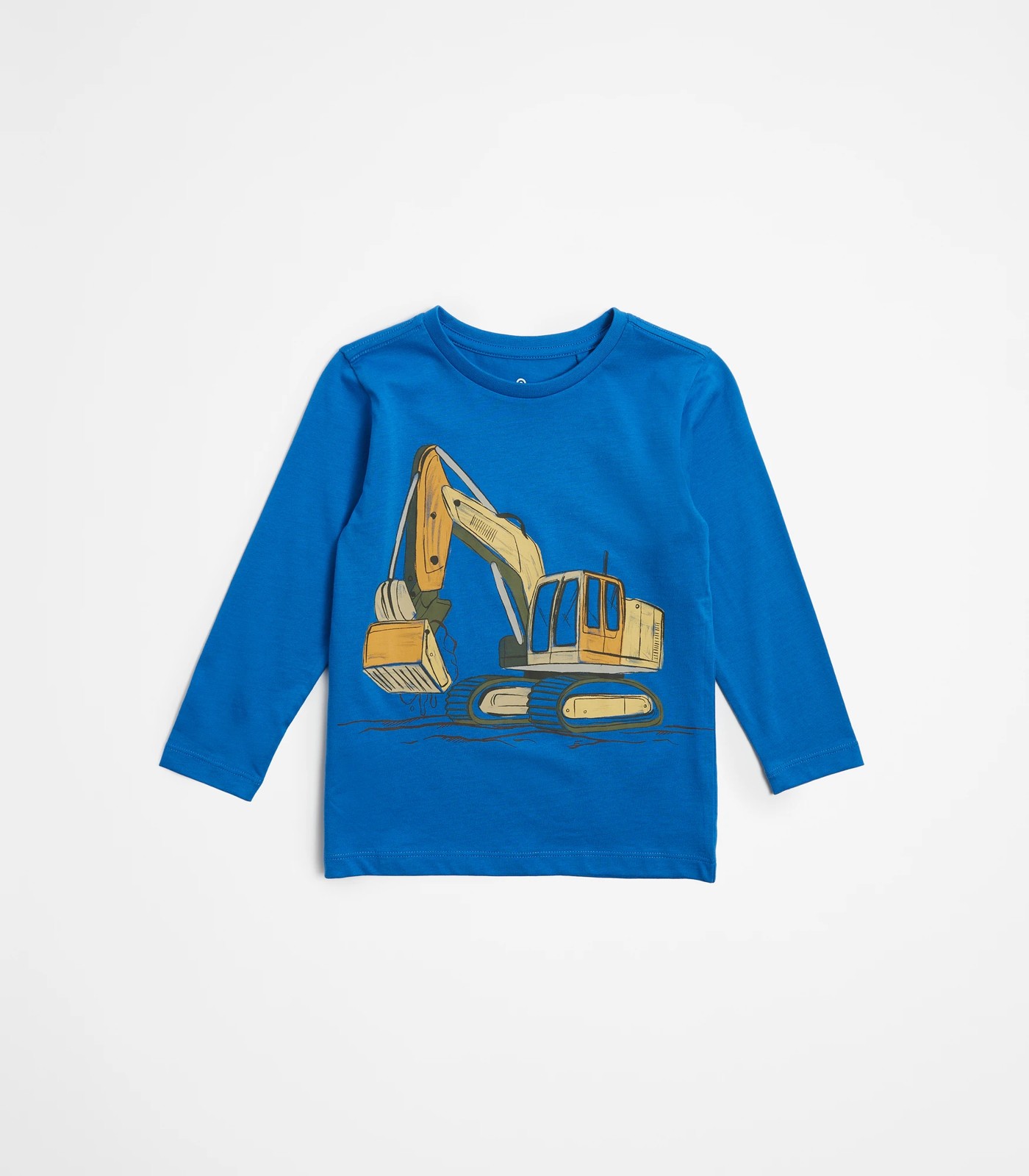 Organic Cotton Long Sleeve Top - Blue Digger | Target Australia