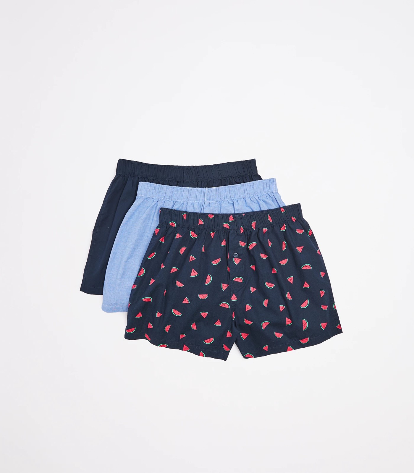 Maxx 3 Pack Woven Boxers - Watermelon