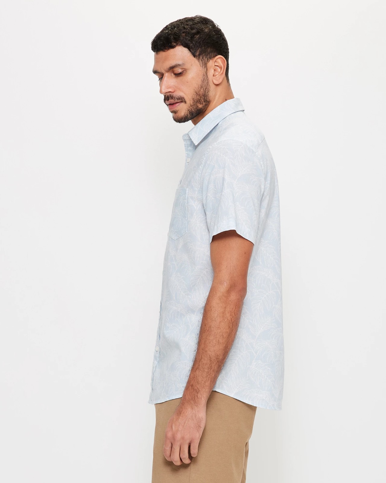 Short Sleeve Linen Blend Shirt | Target Australia