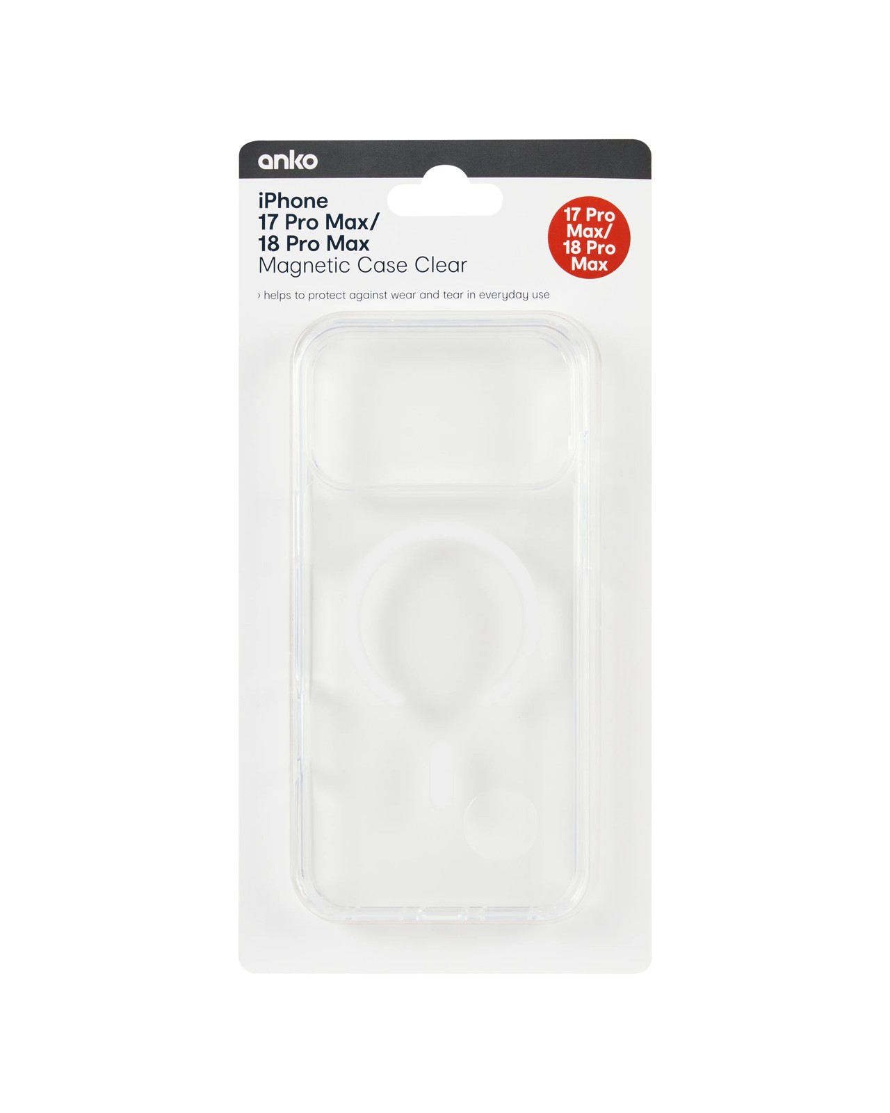 iPhone 17 Pro Max Magnetic Case, Clear - Anko 6 of 6