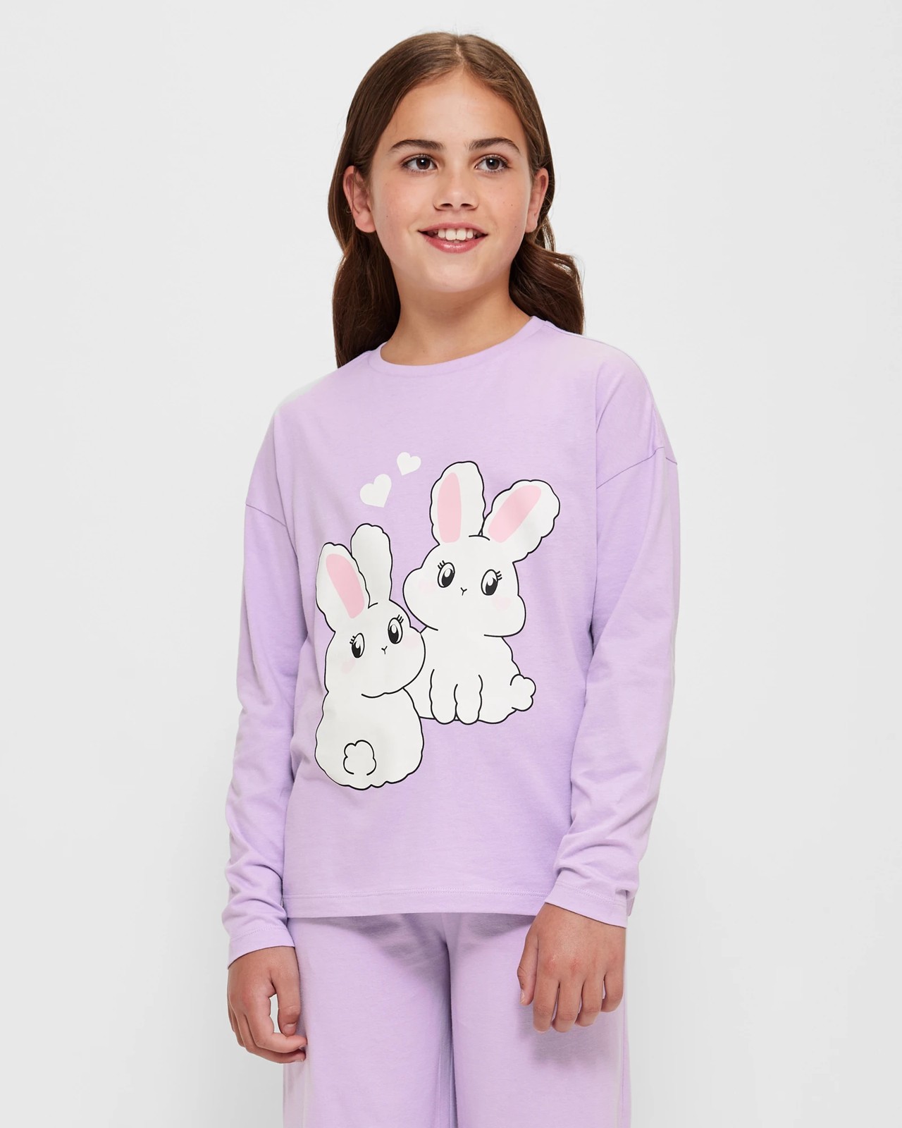 Bunny Print Cotton Pyjama Set 2 of 6