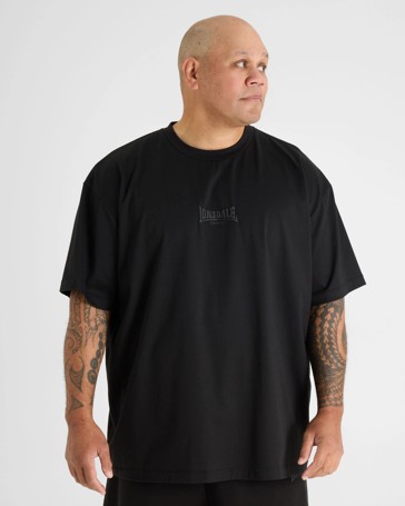 Lonsdale London Plus Size Double Knit Coolmax T-Shirt