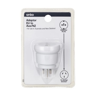 EU Travel Adaptor - Anko