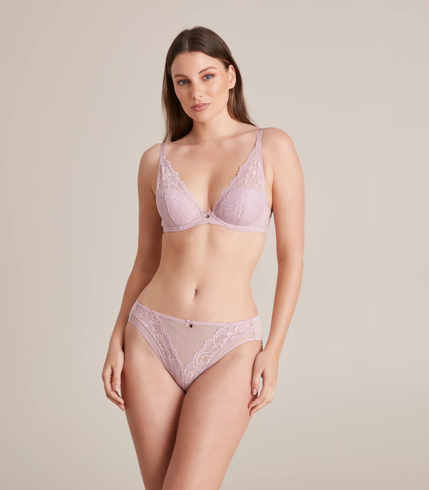 Lace Underwire Plunge Bra – Target Australia