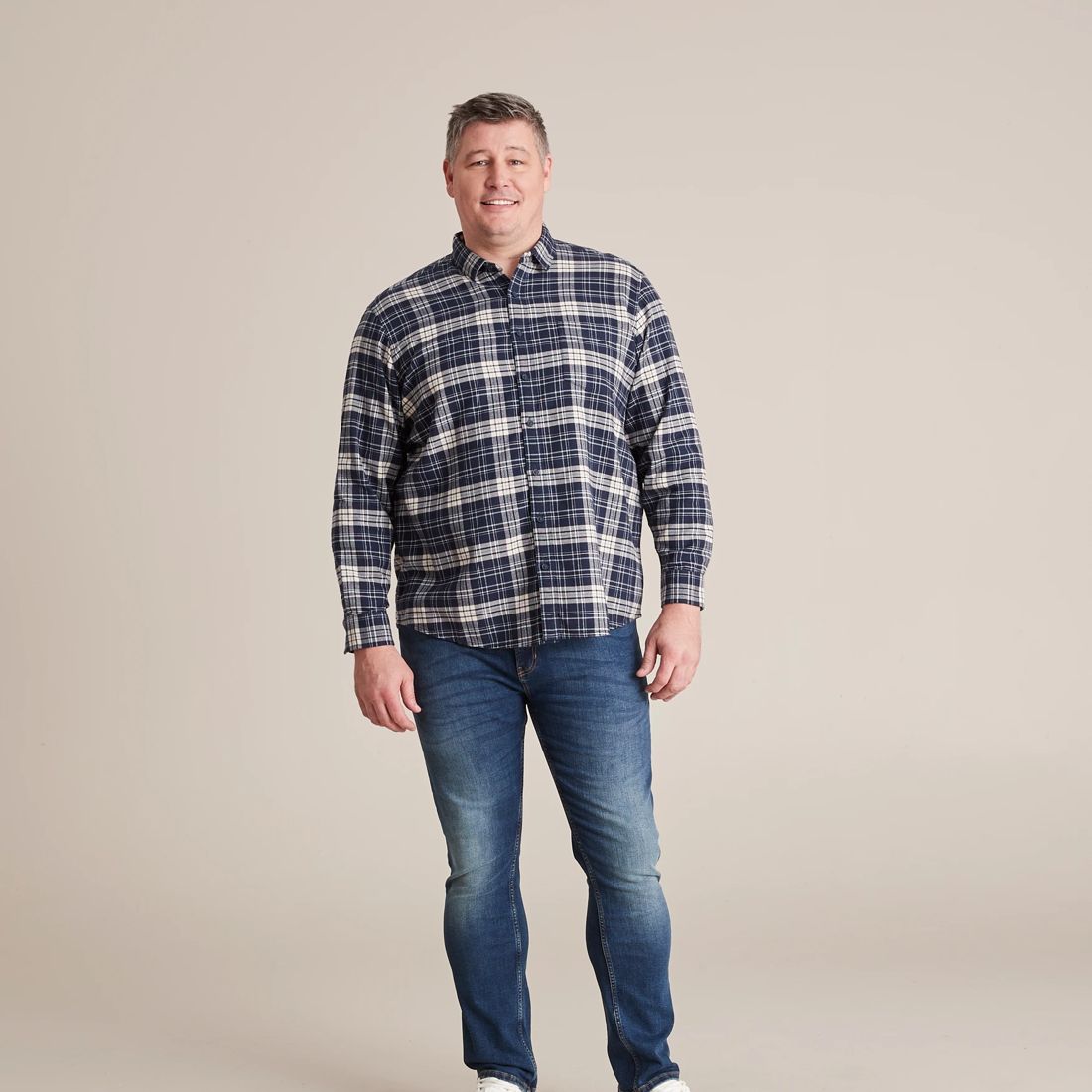 Man Plus Flannelette Shirt Target Australia