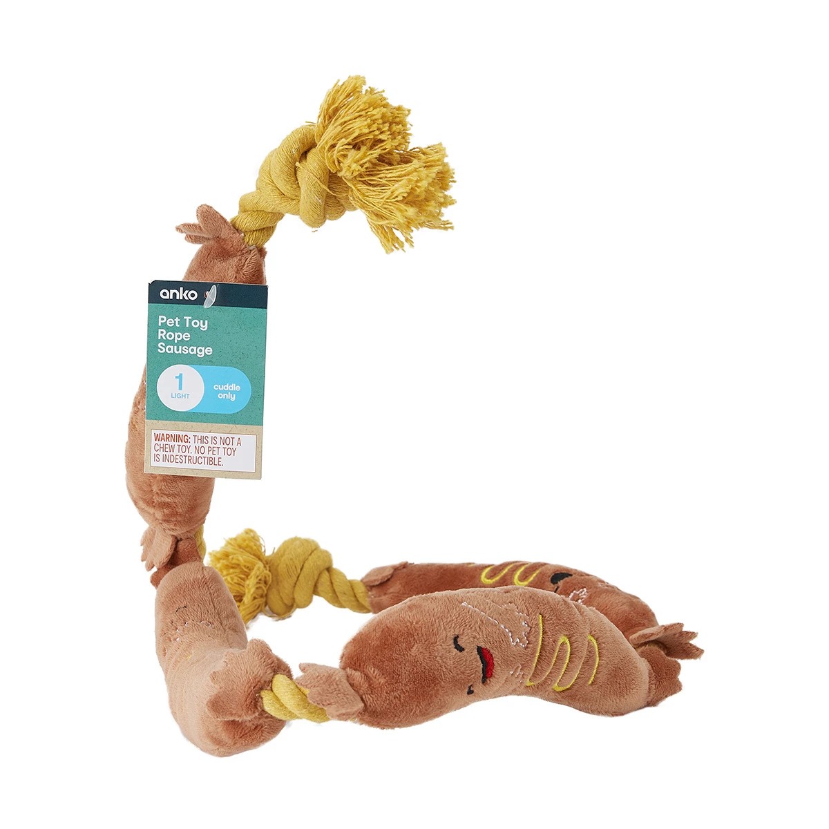 Pet Rope Sausage Toy Anko Target Australia