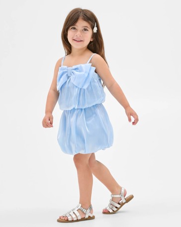 Bow Top and Skirt Set