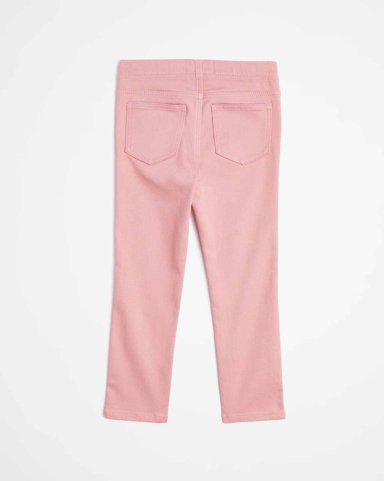 Pink Jeggings for girls. Has back pockets. Knit material. – TERRA