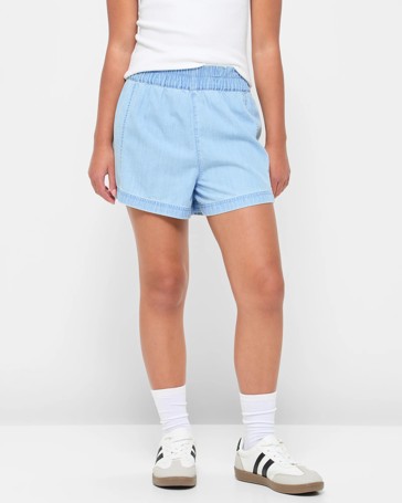 Chambray Shorts