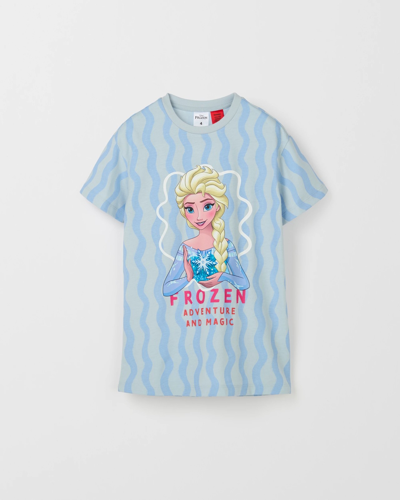 Disney Younger Girls Short Sleeve Oversized Nightie - Frozen 5 of 5