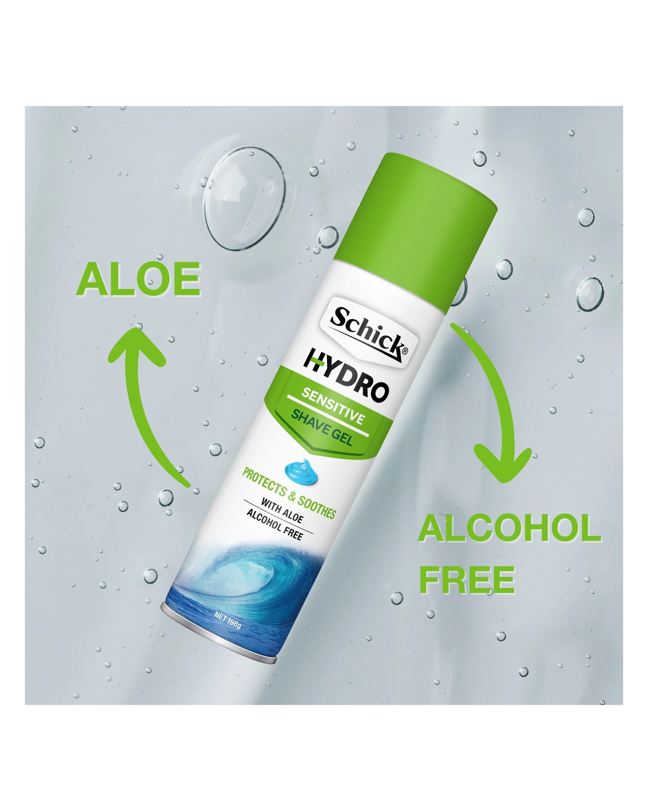 Schick Hydro Skin Sensitive Shave Gel 198g 4 of 6