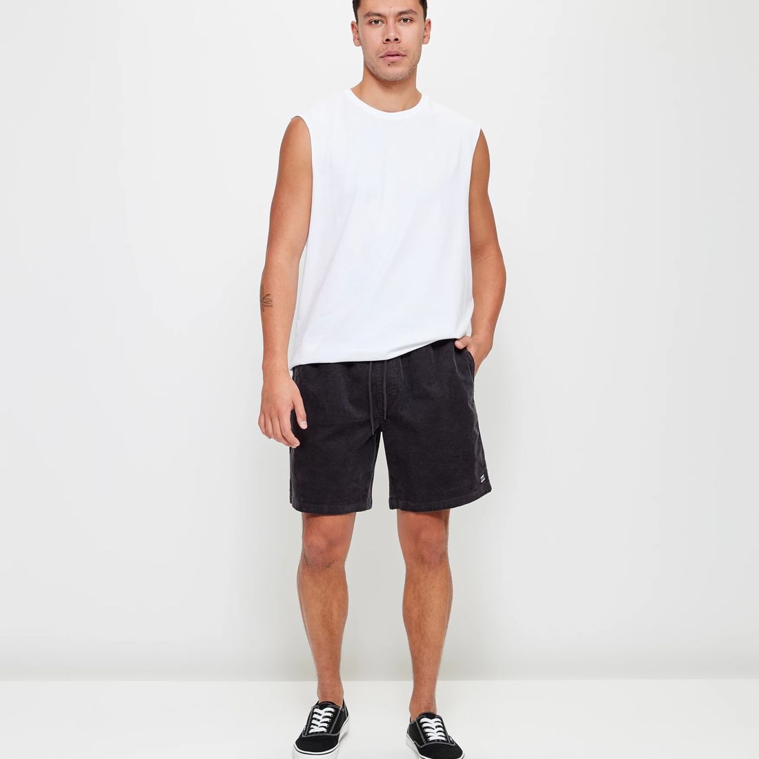 Commons Corduroy Shorts - Charcoal | Target Australia