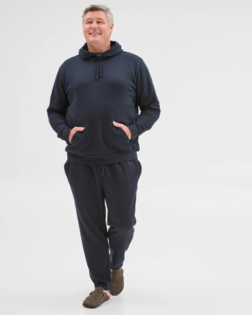 Plus Size Australian Cotton Blend Non Cuffed Trackpants