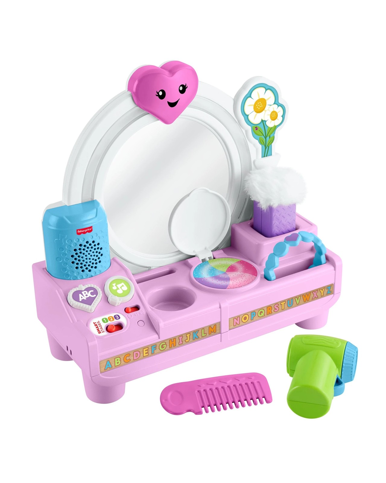 Fisher-Price Laugh & Learn Let’s Get Ready Vanity Musical Playset for Baby & Toddler 4 of 5