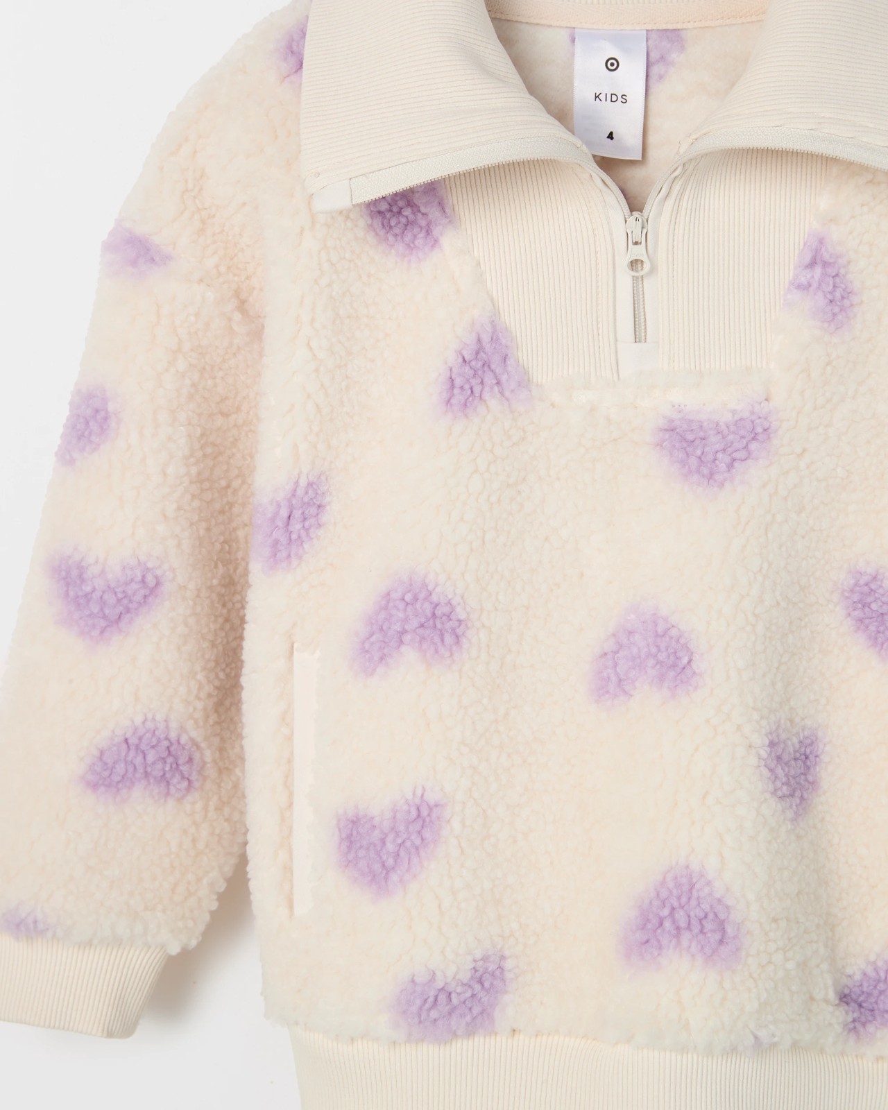 Teddy Fleece 1/4 Zip Jumper  2 of 2