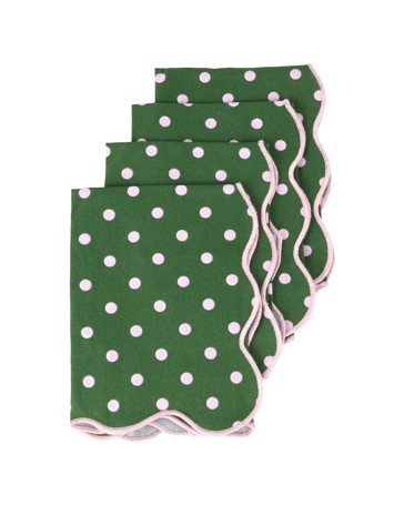 Anko 4 Pack Polka Dot Napkins