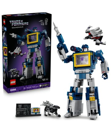 LEGO® Icons Transformers: Soundwave 10358