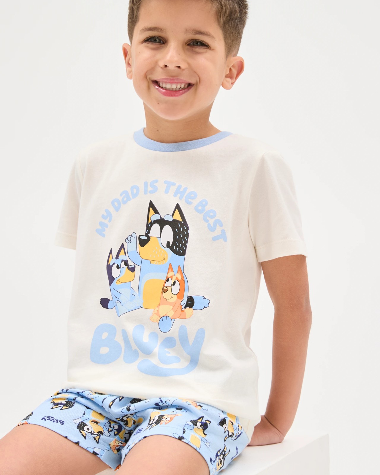 Family Matching Bluey Australian Cotton Younger Kids Pyjama Set 2 of 6