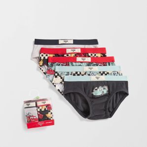 Disney Pixar Cars Australian Cotton Younger Boys Briefs 5 Pack product image