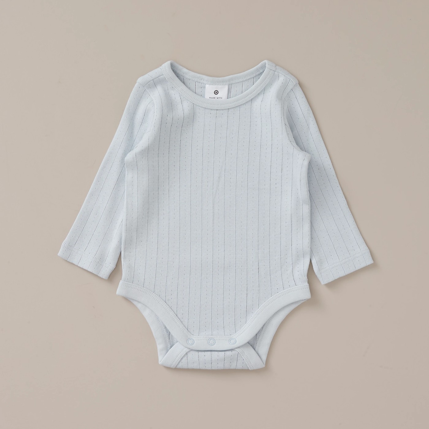 Baby Organic Cotton Pointelle Bodysuit 4 of 4