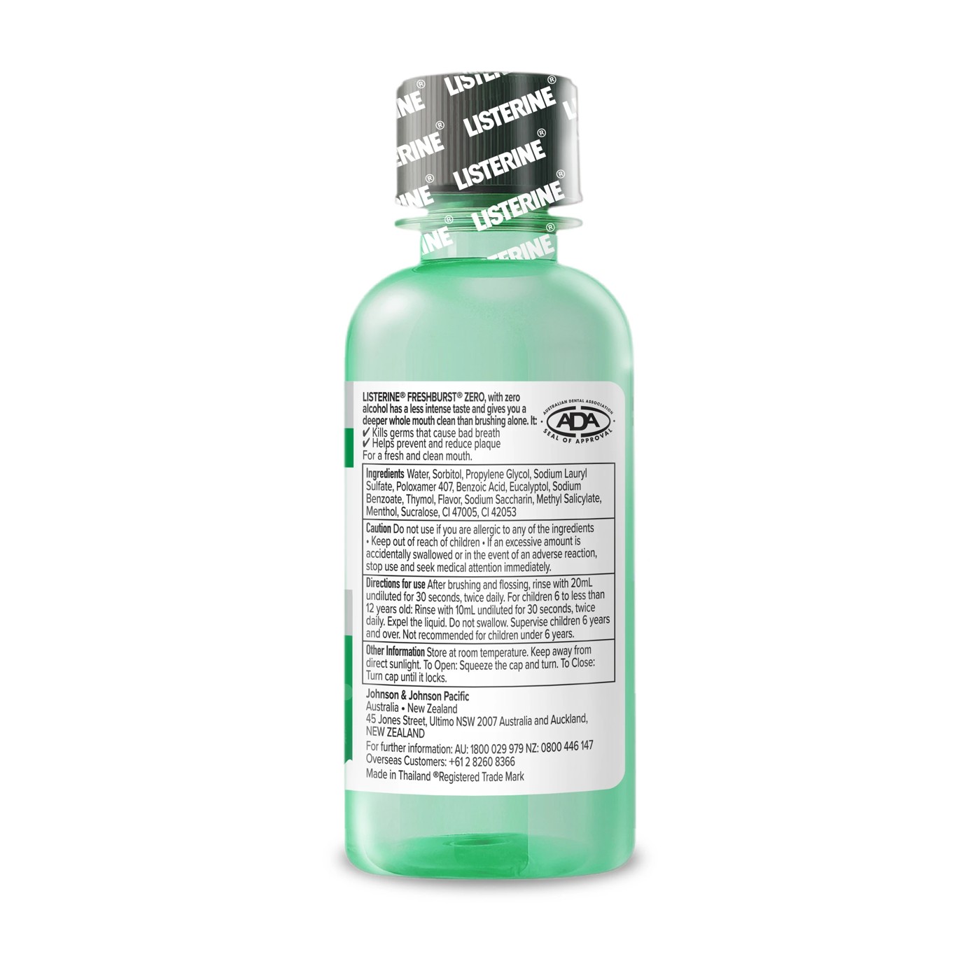 Listerine Freshburst Antibacterial Mouthwash 100ml 2 of 5