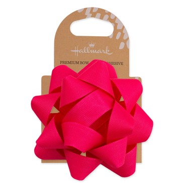 Hallmark Premium Adhesive Gift Bow - Shocking Pink