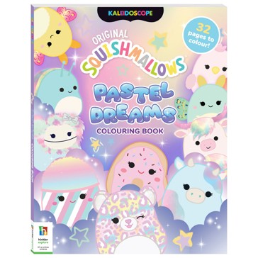 Kaleidoscope Original Squishmallows Pastel Dreams Colouring Book