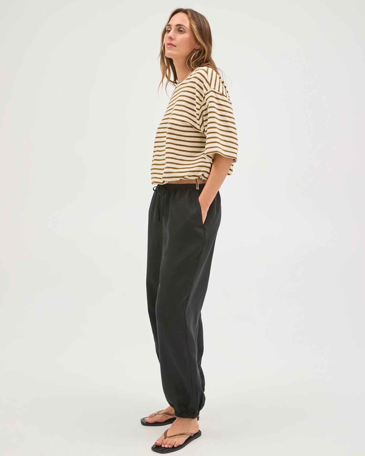 Relaxed Fit Jogger Pants  - Black 5 of 6