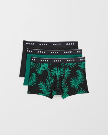 Maxx Bamboo 3 Pack Flyfront Trunks