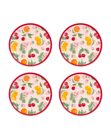 Anko 4 Pack Fruit Dinner Plates