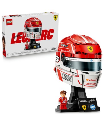 LEGO® Editions Formula 1 Scuderia Ferrari HP Charles Leclerc Helmet