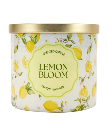 Anko Graphic Lemon Bloom Fragrant Candle