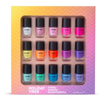 Chi Chi 15 Piece Nail Set - Holiday Vibes