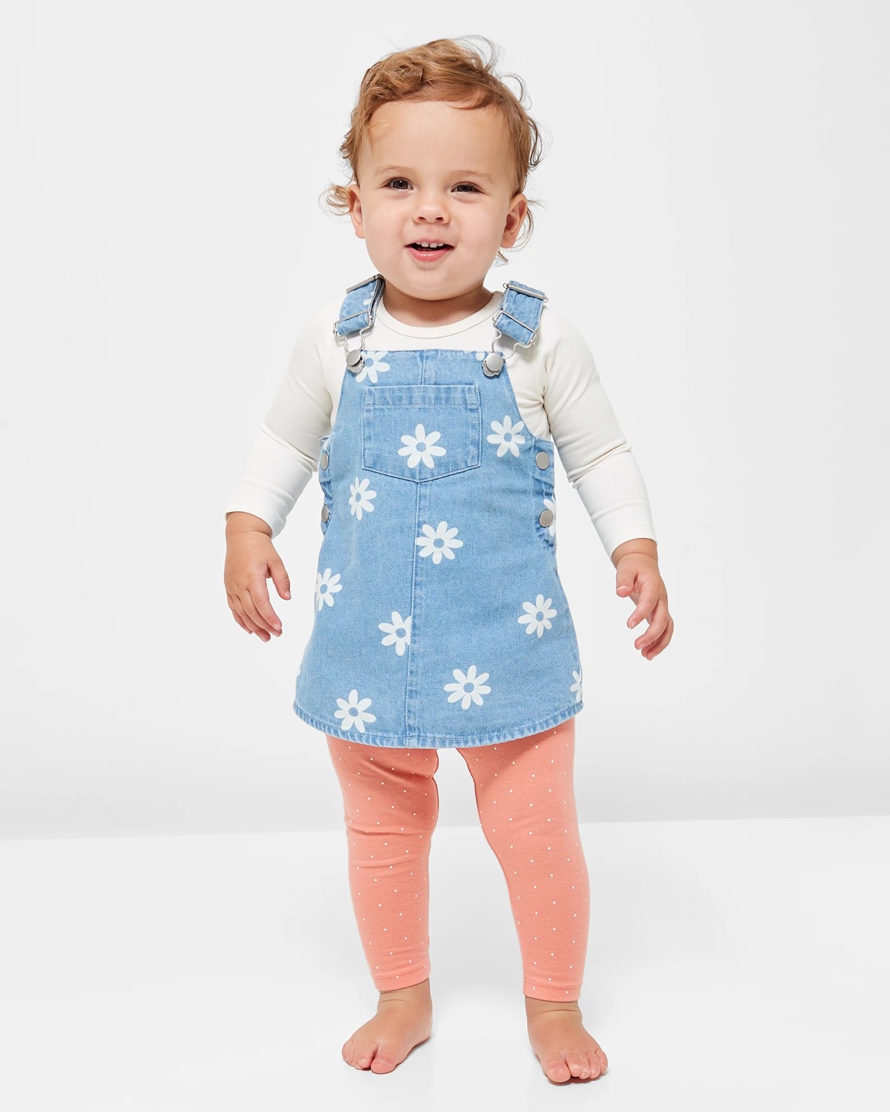 Baby Pinafore Dress Bodysuit Set 2 Piece Target Australia