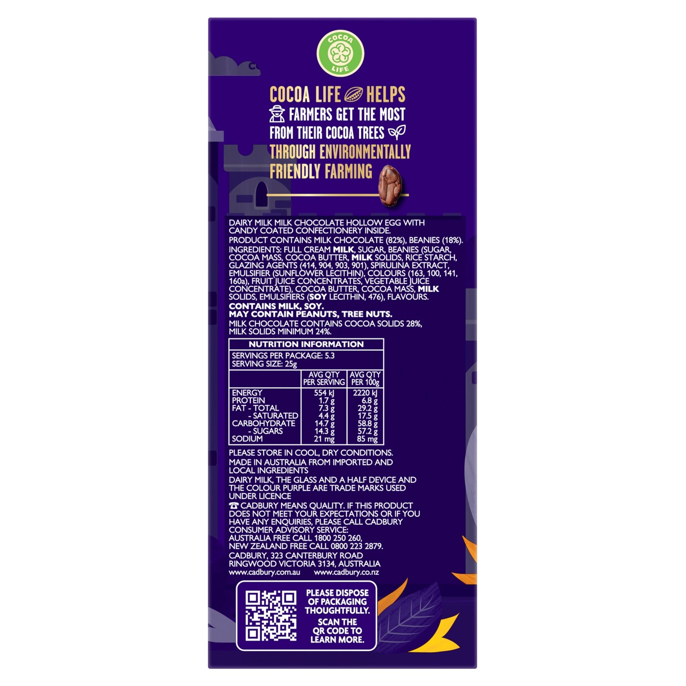 Cadbury Dairy Milk Humpty Dumpty Easter Egg Gift Box 132g 3 of 5