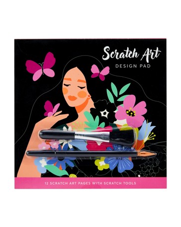 Anko Scratch Art Design Pad - Bohemian
