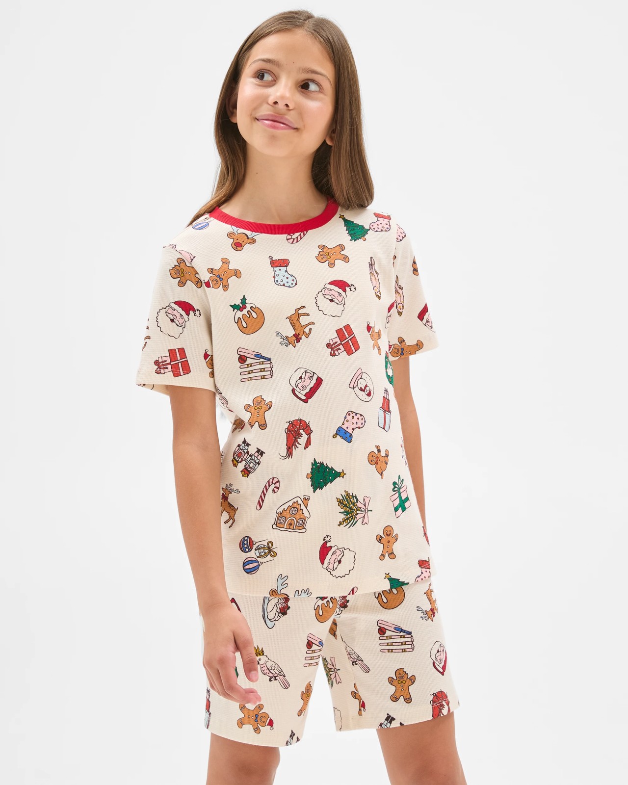 Family Matching Christmas Australian Cotton Older Kids Pyjama Set 3 of 6