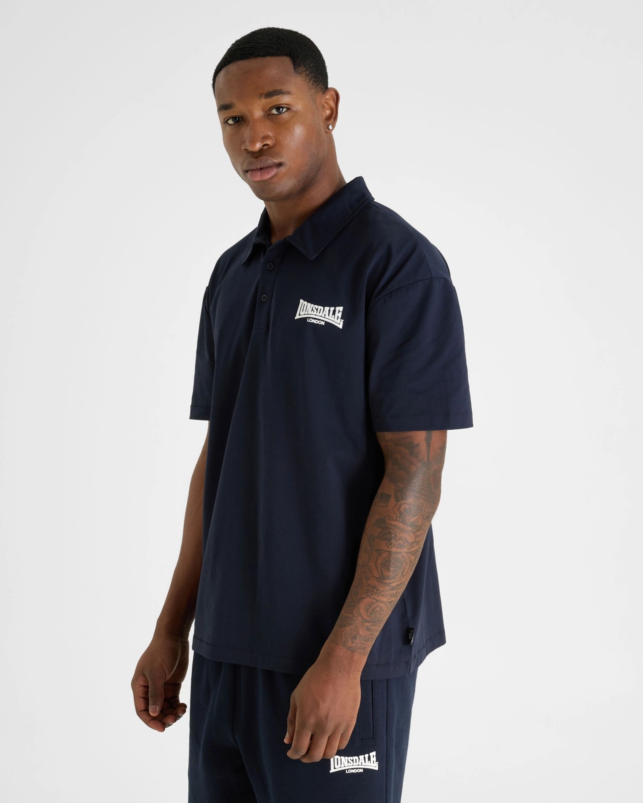 Lonsdale London Leisure Polo Top - Navy 4 of 5