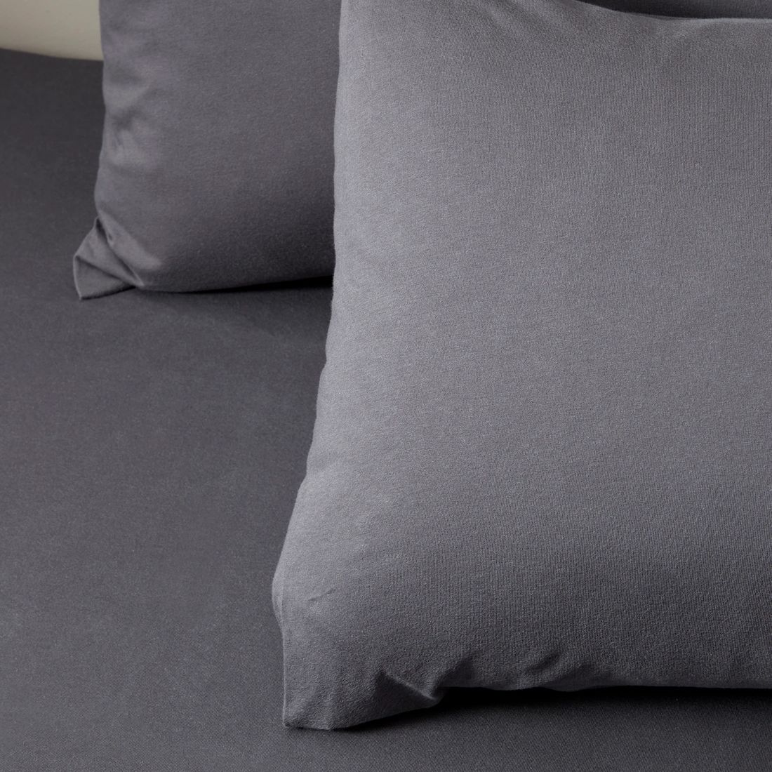 Jersey Fitted Sheet With Pillowcase Grey Target Australia