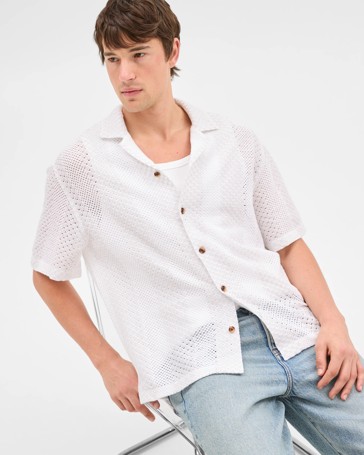 Australian Cotton Blend Woven Shirt - Commons