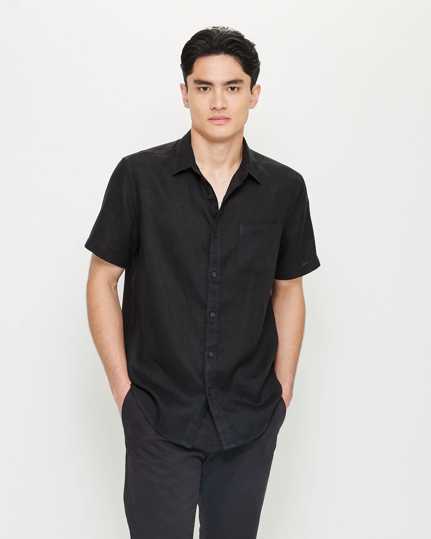 Short Sleeve Linen Shirt | Target Australia