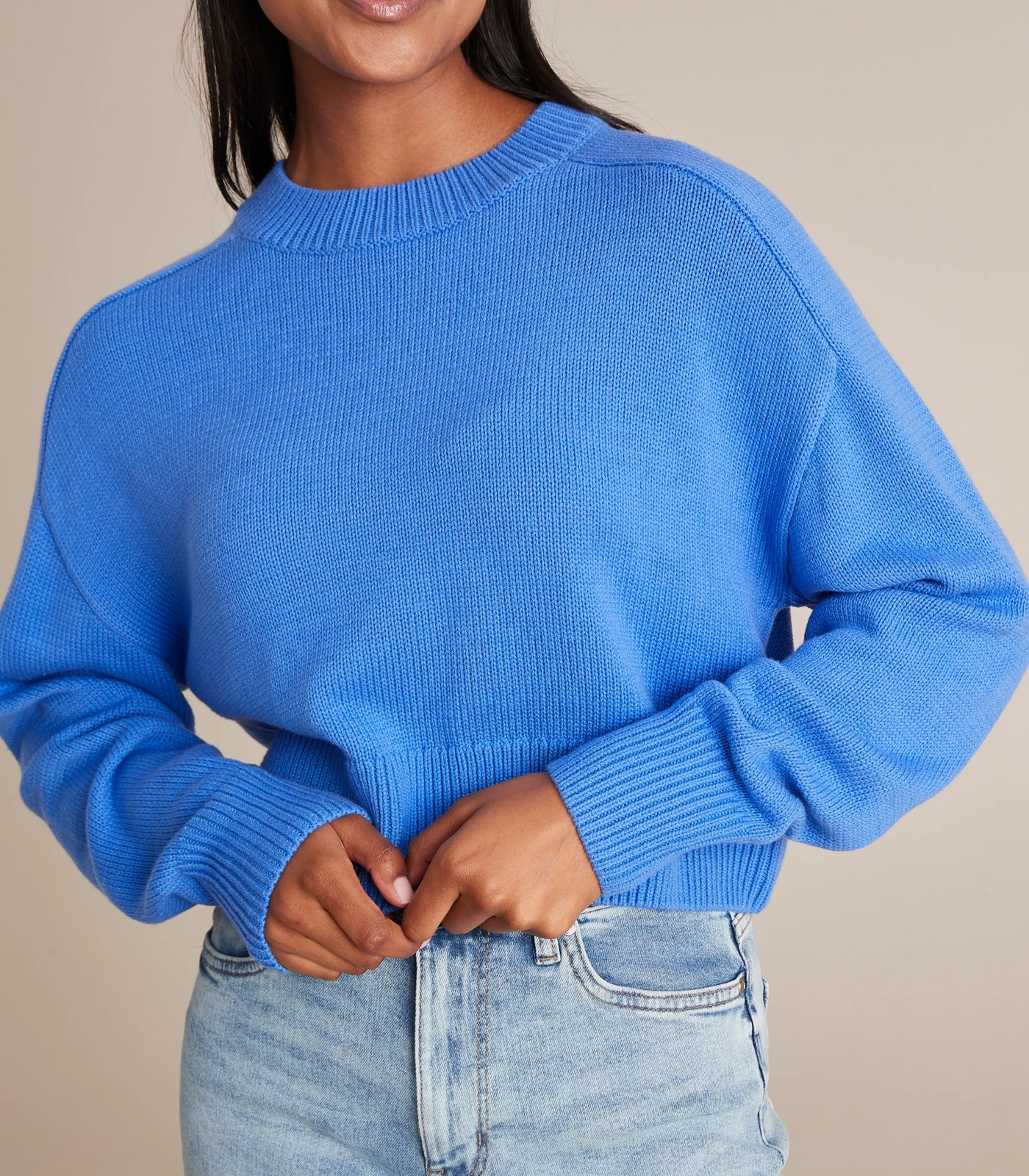 Australian Cotton Crop Raglan Knit Jumper 4 of 6