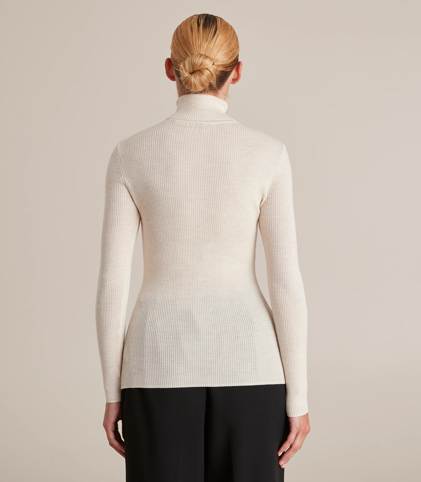 Preview Merino Wool Roll Neck Top 2 of 5