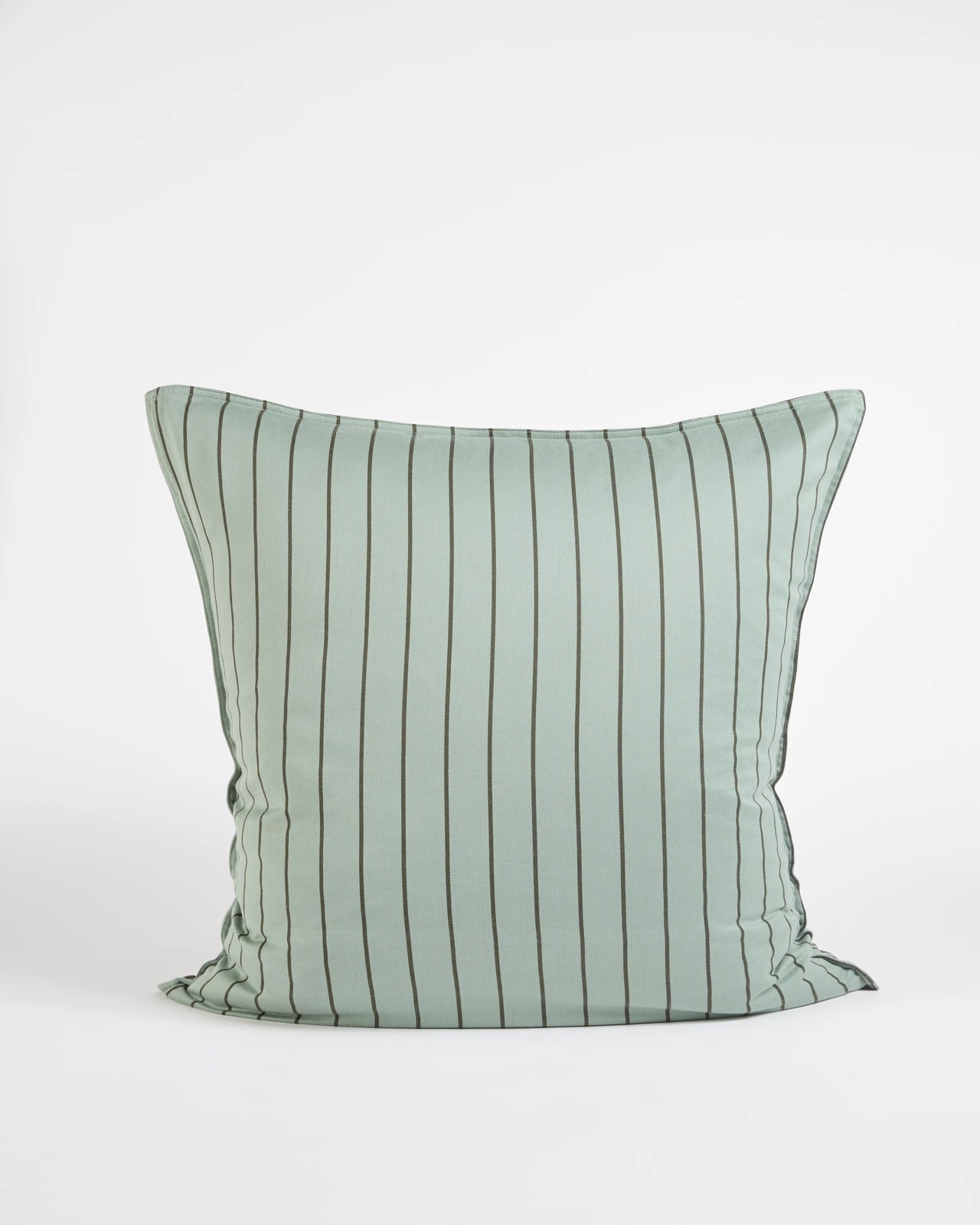 Rayne Stripe Stonewash European Pillowcase - Moss Green 2 of 6